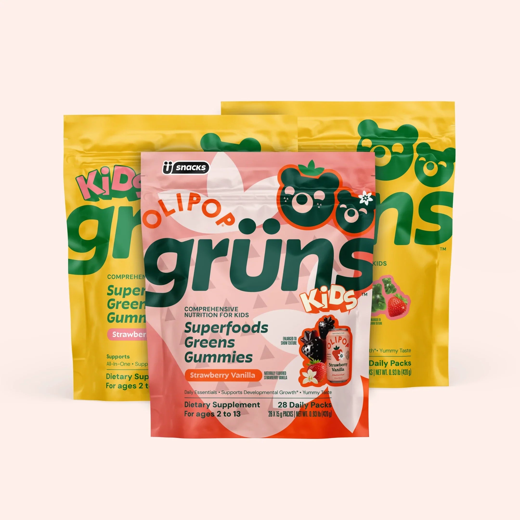 Grüns Kids OLIPOP® - Make Better Habits Bite Sized