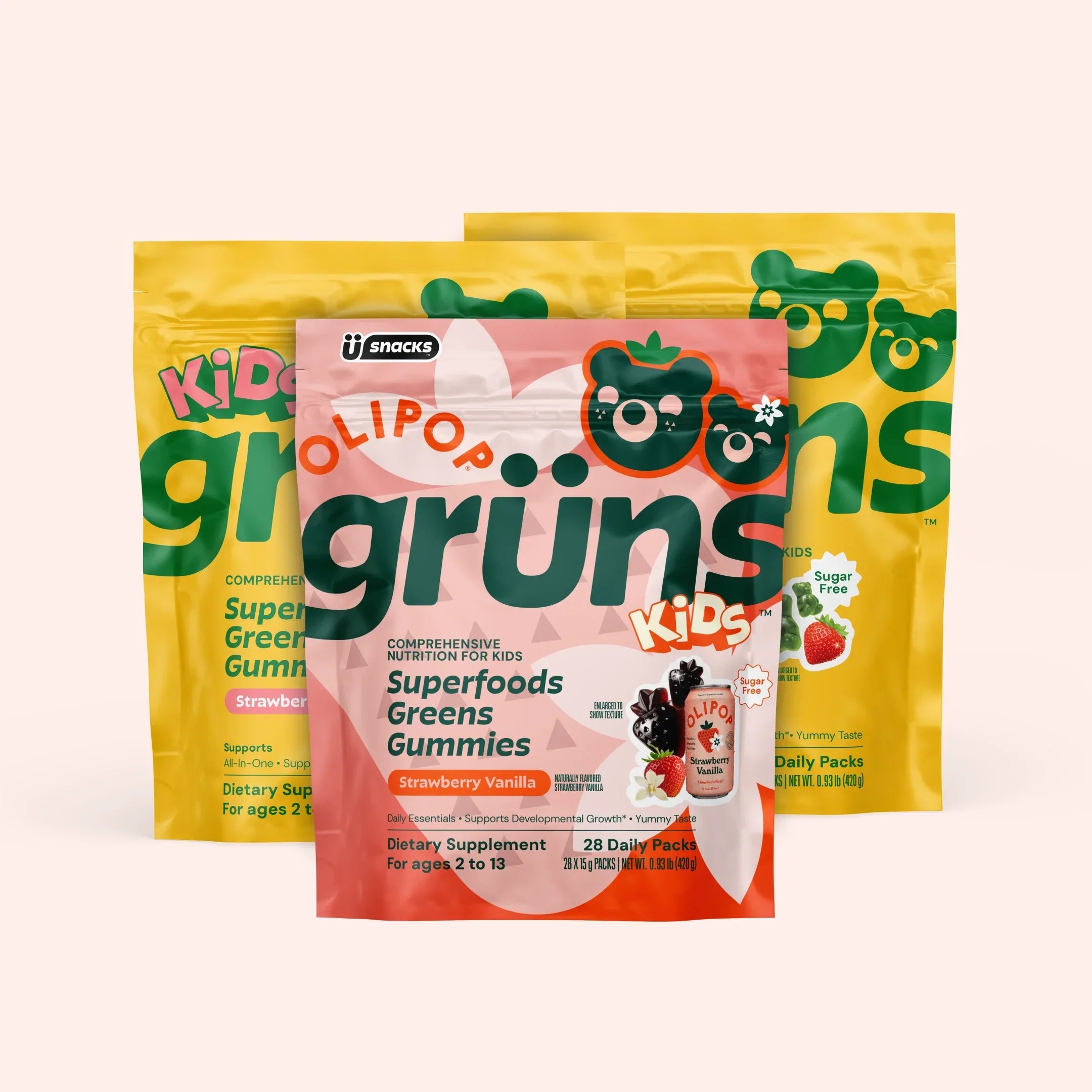 Grüns Kids OLIPOP® - Make Better Habits Bite Sized