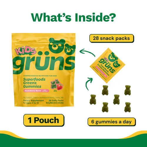 Grüns Kids - Your Gummy Greens Routine